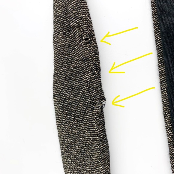 JYork The Label Ellie Bikini Bottom Gold Black Ties Reversible Women’s M - Picture 9 of 9